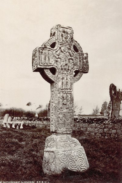 Het Noordelijke Hoge Kruis bij Castledermot, Co. Kildare, Ierland door Robert French