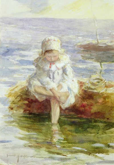 De zonnige zee door Robert Gemmell Hutchison