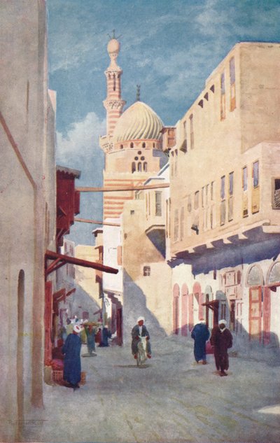 De Sais Moskee, Caïro, ca. 1880, 1904 door Robert George Talbot Kelly