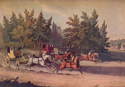 Het laatste uur van een betwiste verkiezing voor M.P, 1817 door Robert Havell