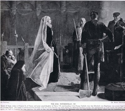 Het Einde, Fotheringay, 1587, illustratie uit 
