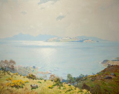 De oevers van de Clyde, c.1933 door Robert Houston