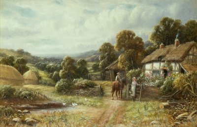Een Cottage in Surrey door Robert John Hammond