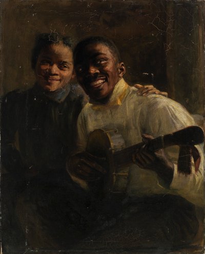 Twee negermuzikanten door Robert Lee MacCameron
