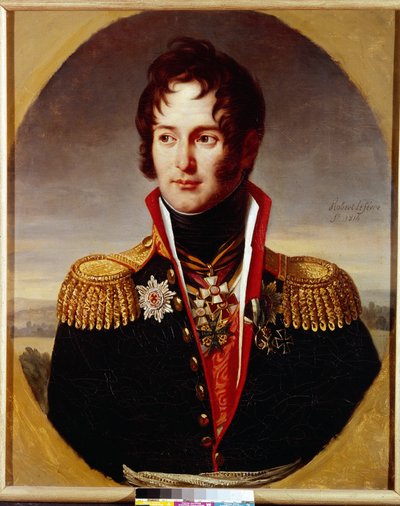 Portret van Pyotr Alexandrovich Chicherin door Robert Lefevre