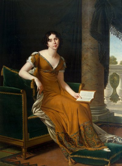 Portret van Yelizaveta Demidova, Tussen 1800 en 1805 door Robert Lefevre