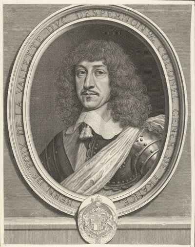 Bernard de Foix de La Valette hertog van Epernon door Robert Nanteuil