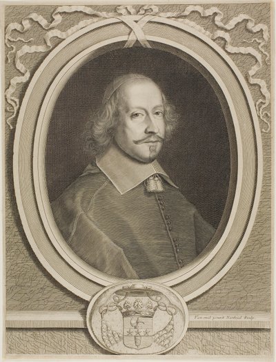 Kardinaal Mazarin door Robert Nanteuil