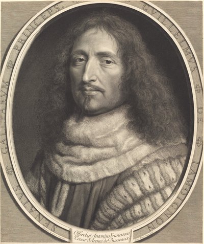 Guillaume de Lamoignon door Robert Nanteuil