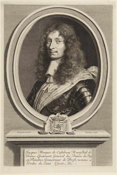 Jacques, markies van Castelnau - 1658 door Robert Nanteuil