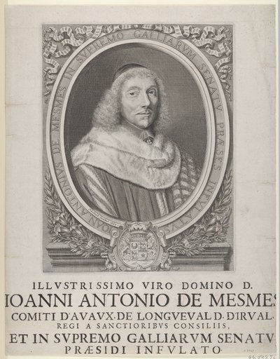 Jean-Antoine de Mesmes, 1658 door Robert Nanteuil