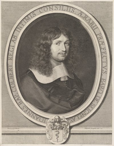 Jean-Baptiste Colbert door Robert Nanteuil
