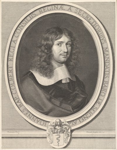 Jean-Baptiste Colbert door Robert Nanteuil