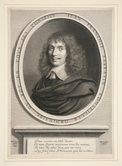 Jean-François Sarrasin, Man van Brieven door Robert Nanteuil