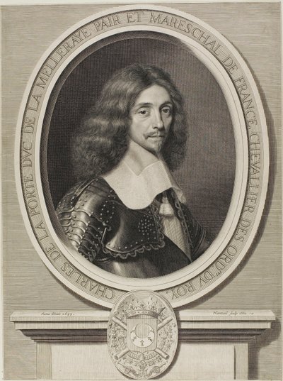 Maarschalk de la Meilleraye door Robert Nanteuil