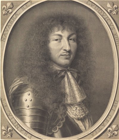 Lodewijk XIV door Robert Nanteuil