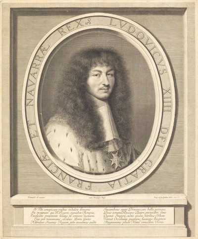 Lodewijk XIV door Robert Nanteuil