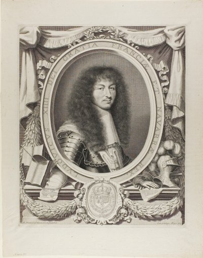Lodewijk XIV door Robert Nanteuil