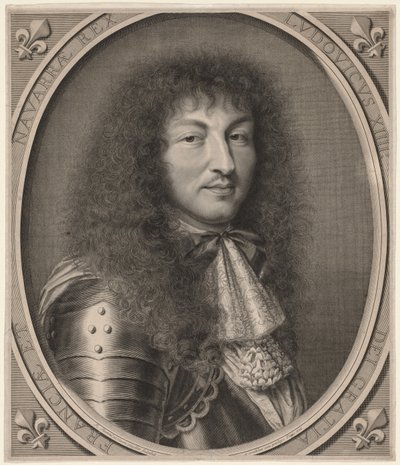 Lodewijk XIV, 1666 door Robert Nanteuil