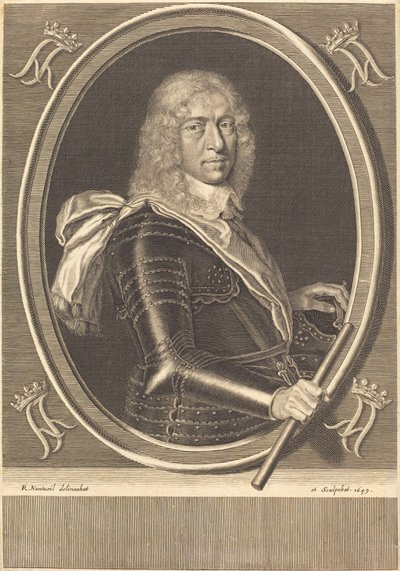 Louis de Bourbon-Vendome, Hertog van Mercoeur door Robert Nanteuil