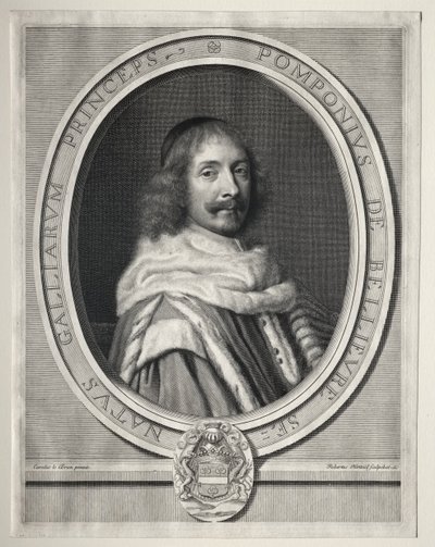 Pompone II de Bellièvre door Robert Nanteuil