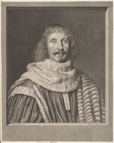 Pompone II de Bellièvre door Robert Nanteuil