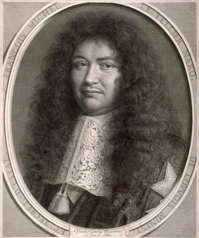 Portret van Francois Michel Le Tellier door Robert Nanteuil