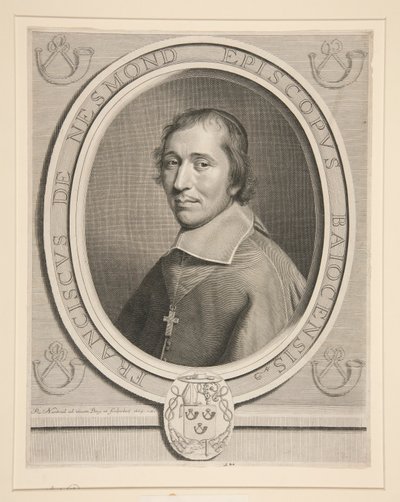 Portret van François-Théodore de Nesmond, President à mortier van het Parlement van Parijs door Robert Nanteuil