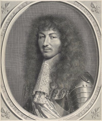 Portret van Lodewijk XIV door Robert Nanteuil