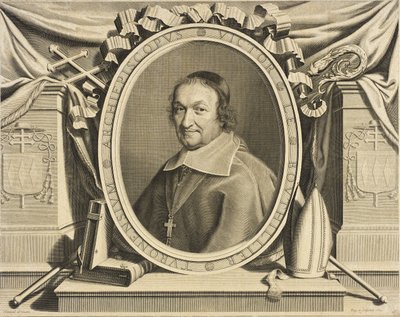 Victor Bouthillier, aartsbisschop van Tours door Robert Nanteuil