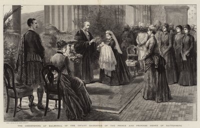De Doop in Balmoral van de Jonge Dochter van de Prins en Prinses Henry van Battenberg door Robert Pritchett