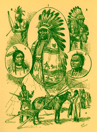 Amerikaanse Indianen in de 19e eeuw door Robert Prowse