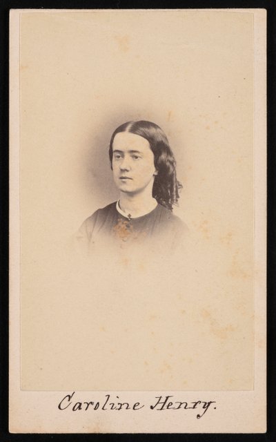 Portret van Caroline Henry door Robert. Robert Addis,RW Addis,Addis