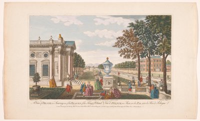 Gezicht op het Schloss Pillnitz door Robert Sayer