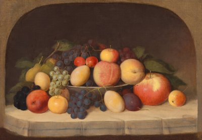 Fruitstilleven, ca. 1849 (olieverf op doek) door Robert Seldon Duncanson
