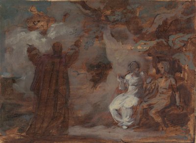 Prospero Conjureert een Maskerade voor Ferdinand en Miranda door Robert Smirke