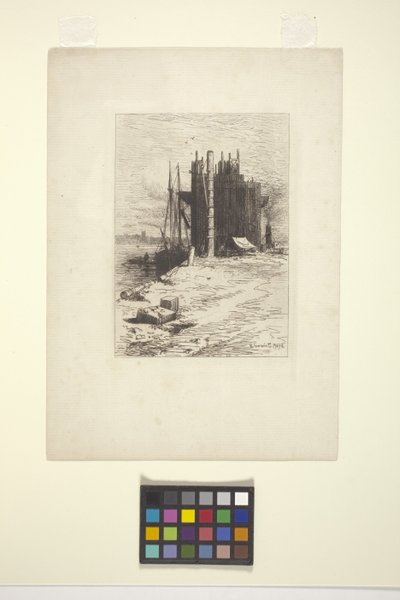Kolenzakken in New Bedford door Robert Swain Gifford