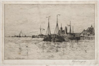 Harlingen, 1884 door Robert Swain Gifford