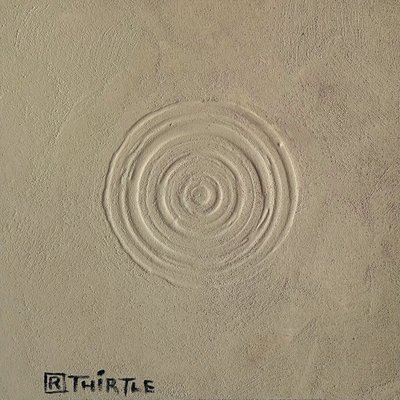 Concentrische zandrimpels door Robert Thirtle