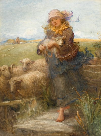 De Herderin door Robert Thorne Waite