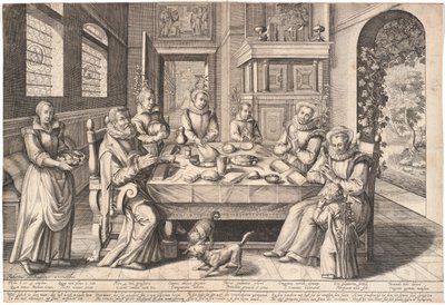 Tafelgebed door Robert de Baudous