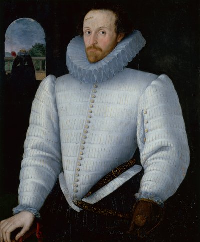 Portret van Sir Walter Raleigh door Robert the Elder Peake