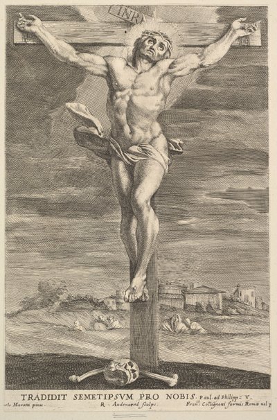 Kruisiging, 1670-90 door Robert van Audenaerde