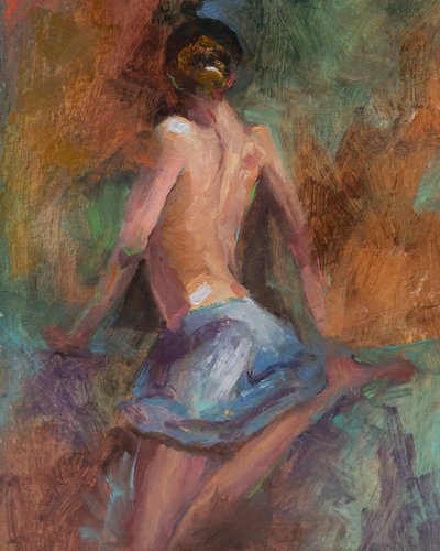 Blauwe Rok, 2023 door Roberta Murray