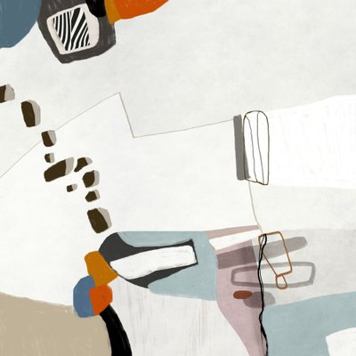 Moderne abstracte vormen door Roberto Moro