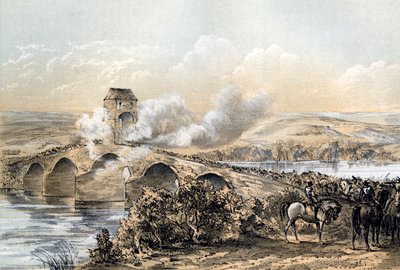 De slag bij Bothwell Bridge, 1679 19e eeuw door Robertson
