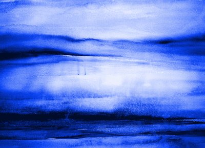 Diepblauwe horizon door RodMacIver