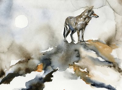 De Maan van de Eenzame Wolf door RodMacIver