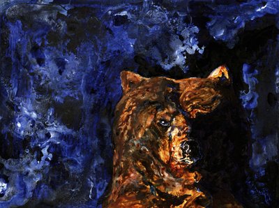 De krachtige blik van de grizzlybeer door RodMacIver