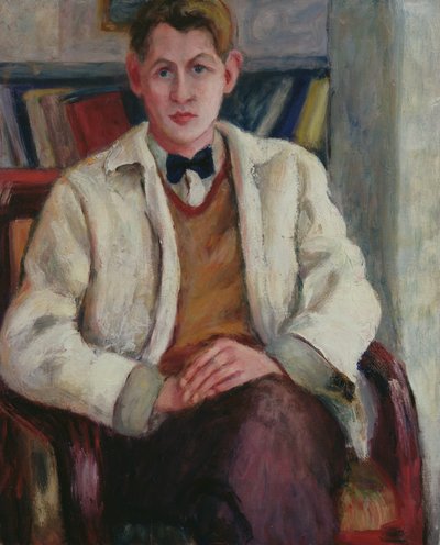 Jonge jongen met een witte blazer door Roderic OConor